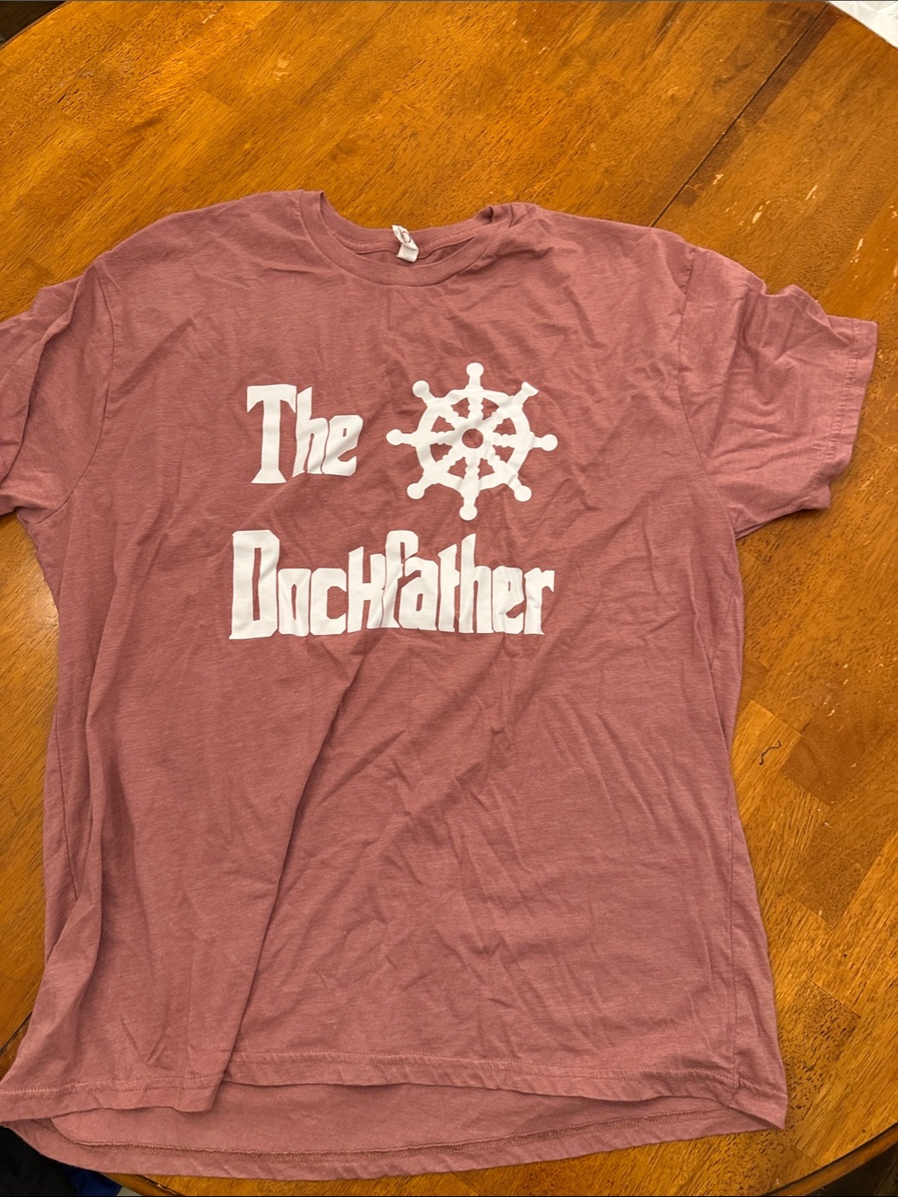 Something Navy Dusty Mauve 'The Dachfather' Short Sleeve Graphic Tee xxl